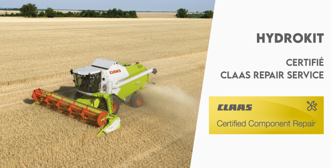 Votre expert en électrohydraulique désormais réparateur certifié CLAAS