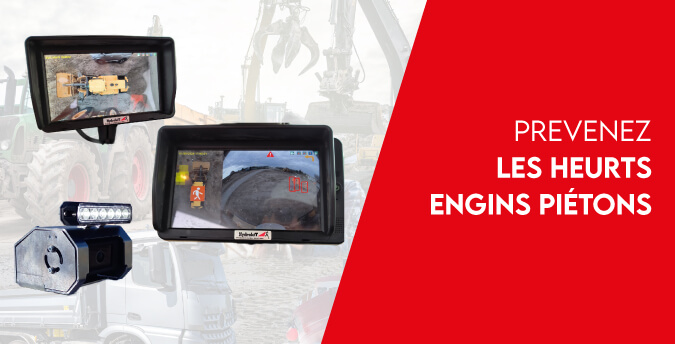 Limitez les risques de heurt engin-piétons