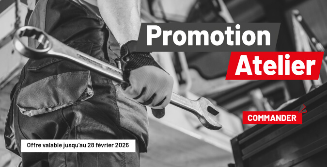 Votre matériel d'atelier en promotion !