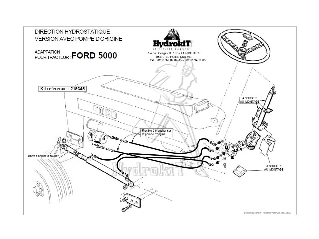 33 Ford 5000 Power Steering Diagram