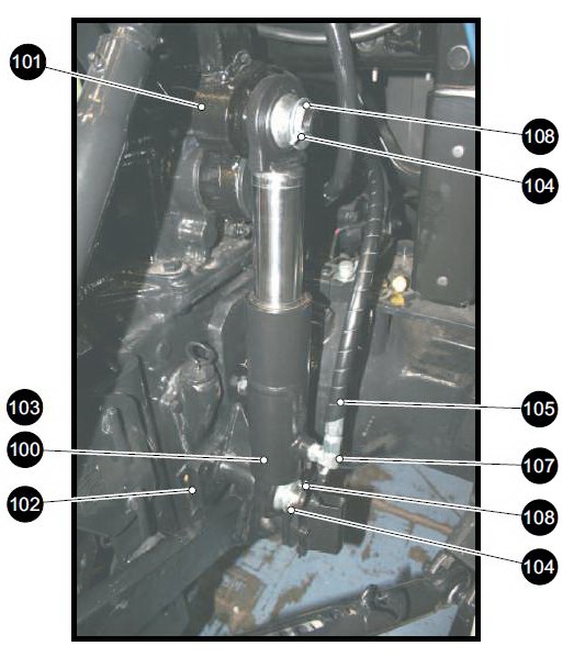 Kit Plateforme 78100-46-RS Pour New Holland CX FR (compatible Trimble EZ-Pilot) - Neuf