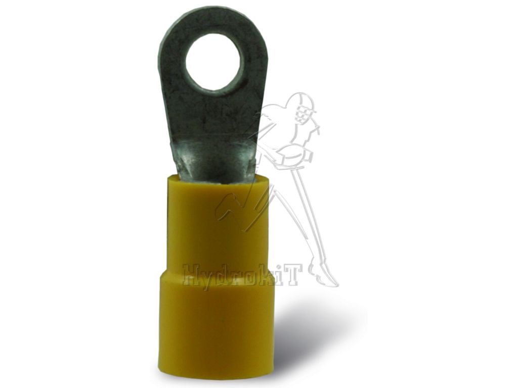 100 Cosses à Anneau Jaunes 4-6 Mm² M8 - Marque CIMCO 180056 - Neuf Sous Emballage