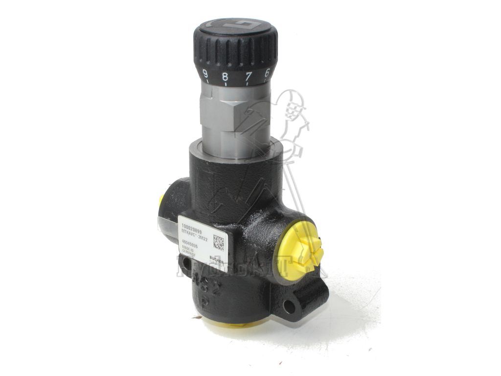 Hydromot Mengenteiler 50:50 - Hydraulikventil Für 40-60 L/min (G1/2" Eingang/G3/8" Ausgang