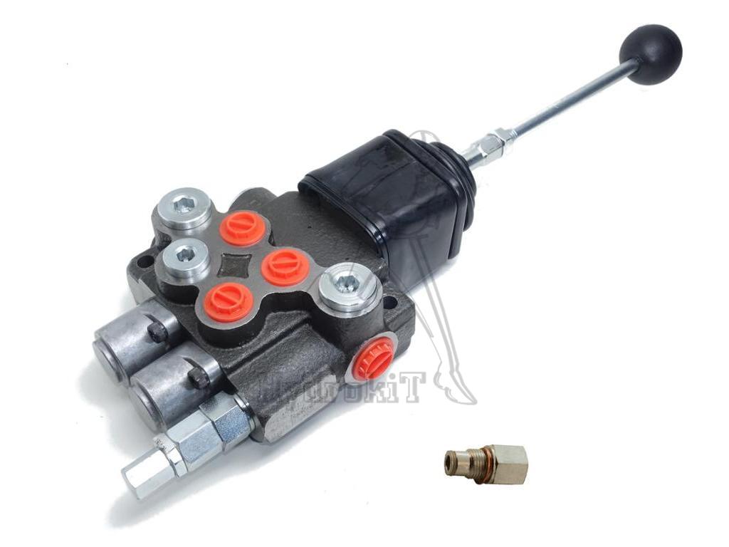Distributeur Hydraulique 40L/min 1 élément pour Moteurs Hydrauliques 1 levier 