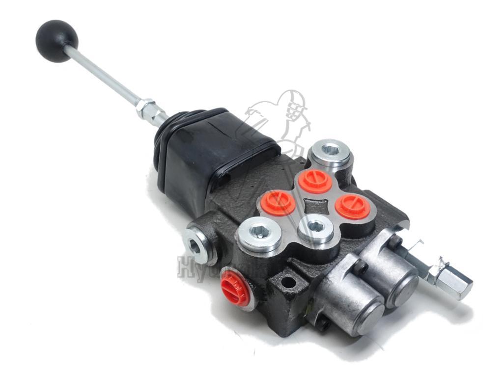 Distributeur Hydraulique 2 Leviers Pour Tracteur - Double Effet + Simple Effet, 3/8", 45 L/min, 300 Bars