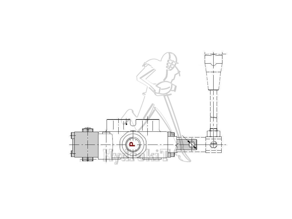 Porte Levier De Distributeur WALVOIL SD4/SD5 (3/8") - Pièce Neuve LEM Select - Réf AM05871