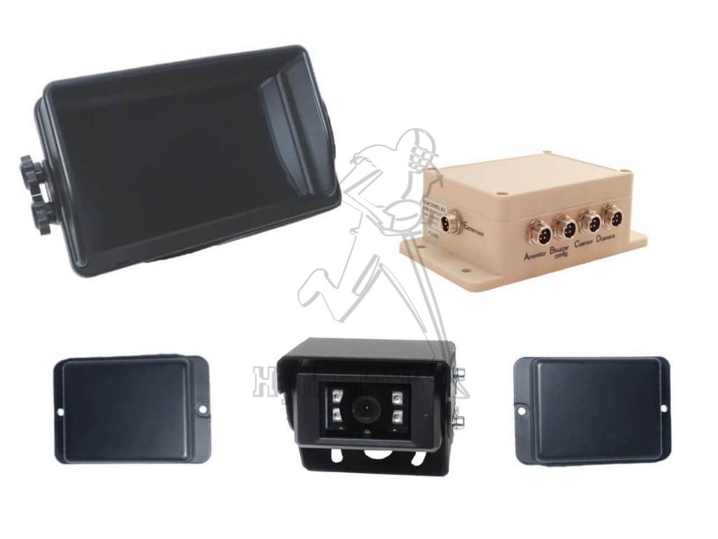 Kit moniteur 7" IP66 1 caméra de recul + 2 radars — free download