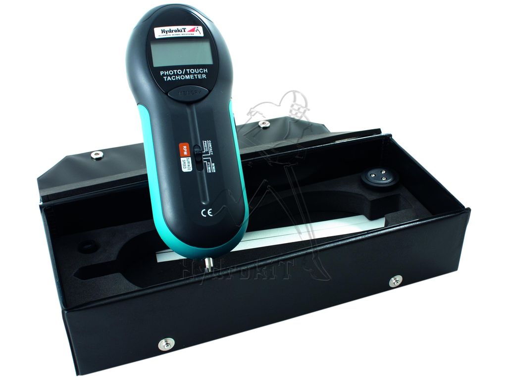 Tachymètre Numérique Portable PM6208A - Mesure 50 à 19999 Tr/min, Rétention Données, Rétroéclairage, 5 Roues Caoutchouc