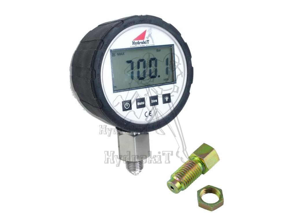 Manomètre Analogique LS-B22 - Plage 100 Psi / 6.9 Bar / 600 KPa - Montage Par L'arrière - Neuf (boîte Ouverte)