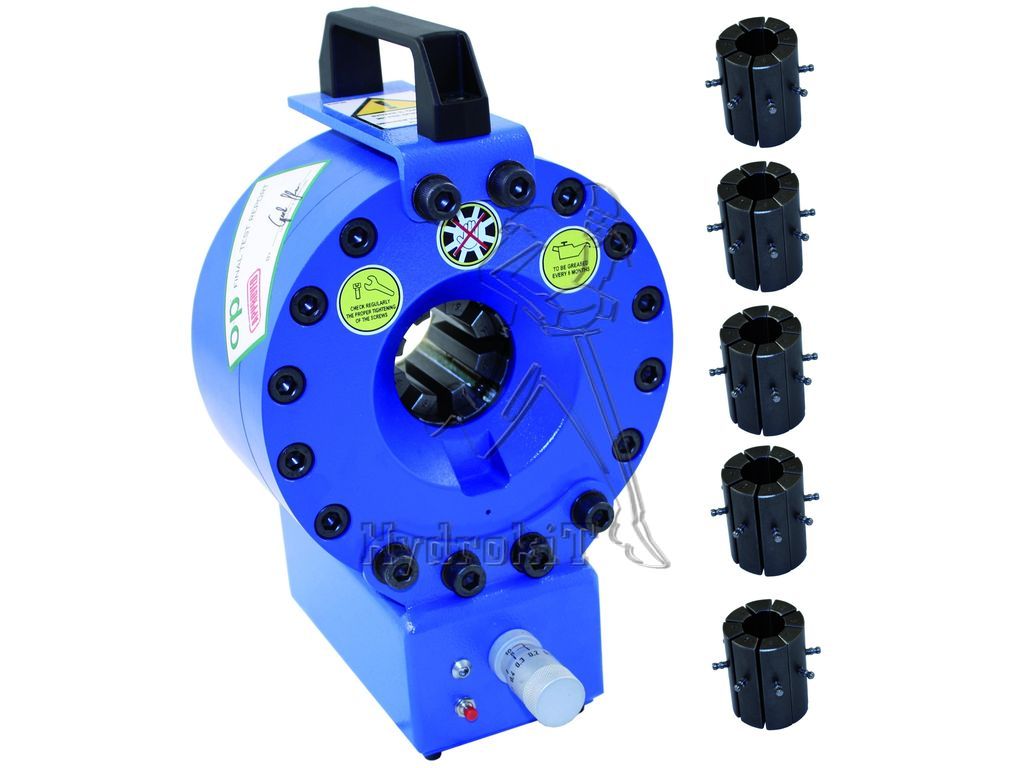 HYDRAULIC HOSE CRIMPER WITH DIE SETS