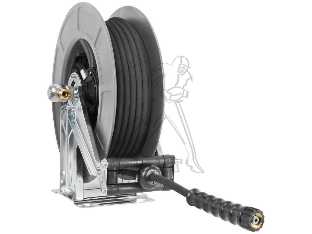 Enrouleur Tuyau Haute Pression 30 M - Compatible Karcher Et Autres Nettoyeurs - 6
