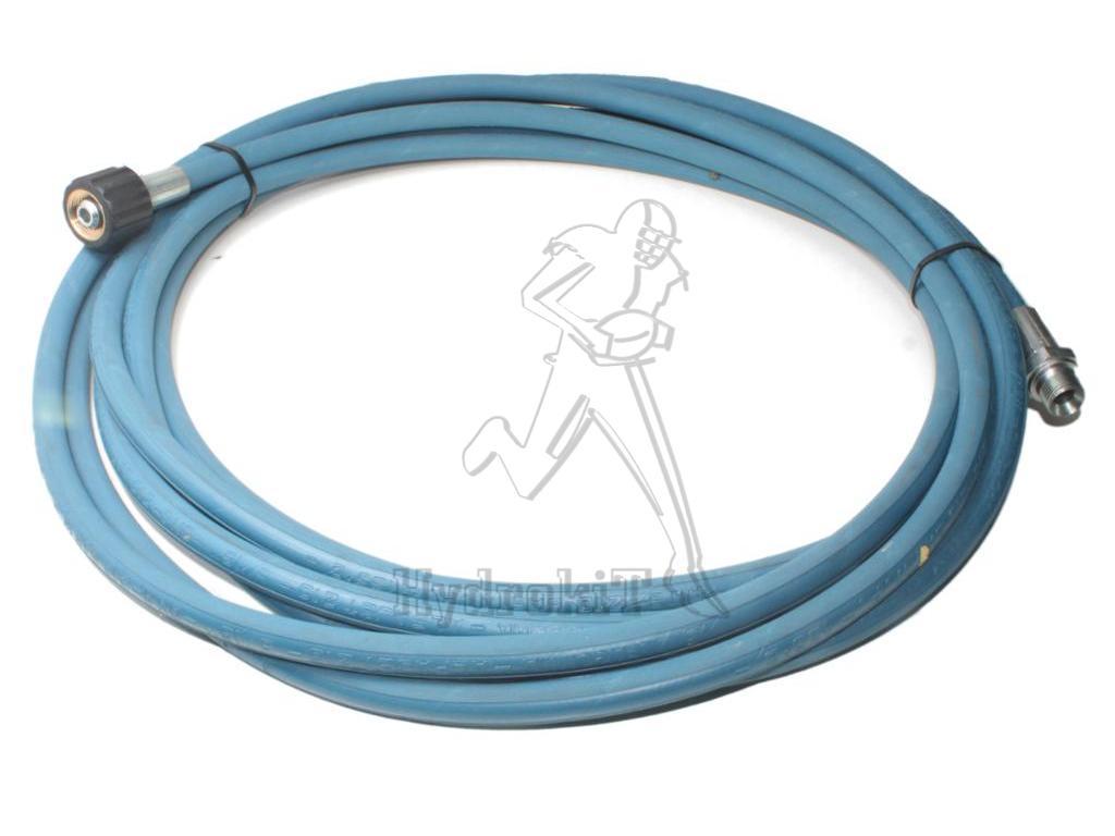 Flexible pour nettoyeur HP - Ø6 1/4 1SN bleu 210 bar