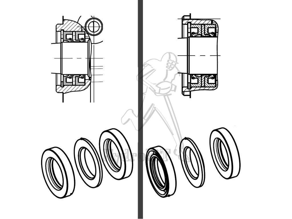 Paire De Joints De Porte Caoutchouc Pour Chevrolet 1970-1981 – KG3030