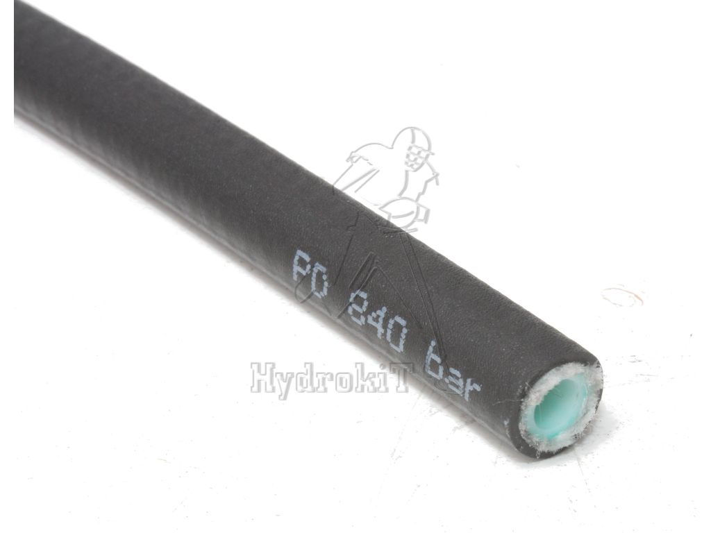 Tuyau Caoutchouc Pour Huile/graissage 3mm Intérieur 5mm Extérieur - 26 Pieds (environ 8 M), Noir, Neuf