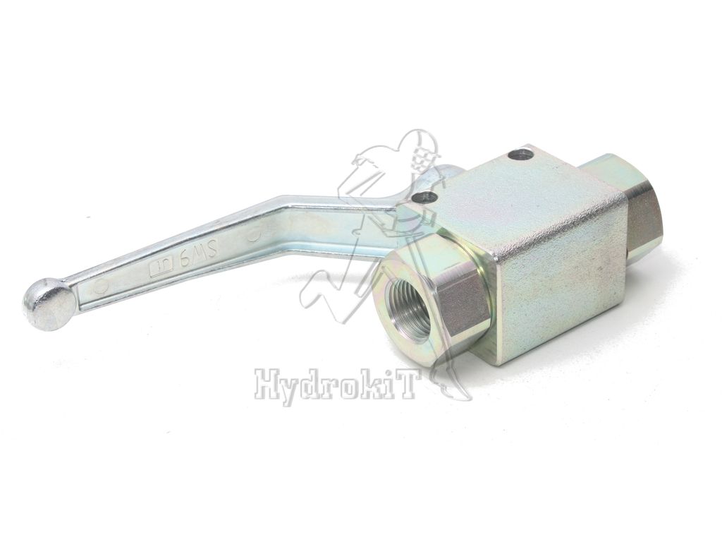 1/2 Pouces Npt DN13 2 Voies Vanne à Boisseau Sphérique Haute Pression 7500PSI Huile Noire OEM Standard Vapeur Huile Chaude Vanne à Boisseau Sphérique En Acier Inoxydable Hydraulique