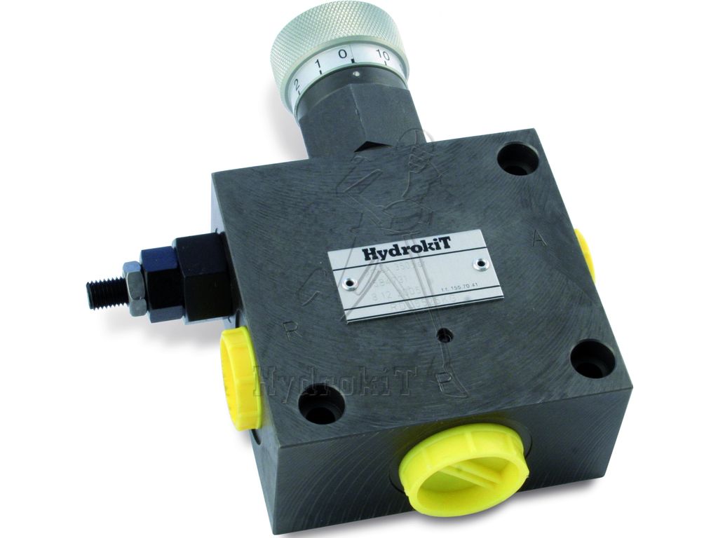 Régulateur de débit hydraulique 3 voies 65 l/min régulé de 1 à 50 l/min — free download