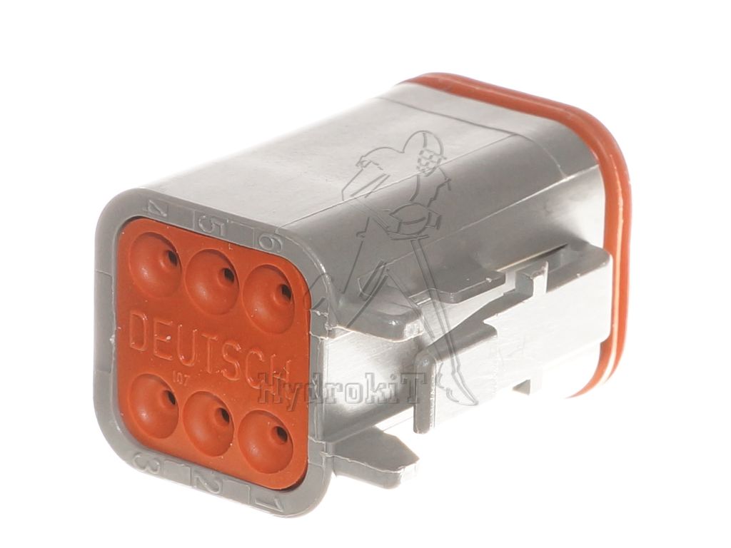 E-TING Lot de 5 connecteurs étanches à 2 broches DT04-2P DT06-2S 13 A continus 14-22 AWG série DT pour applications automobiles