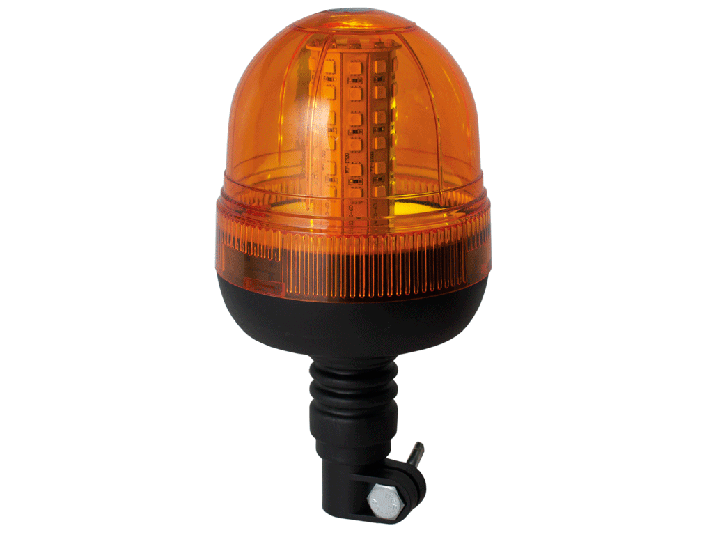 LED Rundumkennleuchte 12V - 24V Mit Magnetbefestigung Und Anschluss Für