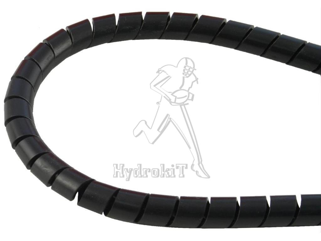 Spiral-Schutz-Schlauch, PVC schwarz, Ø 12 mm