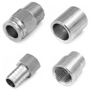 Threaded stainless steel 316L fittings