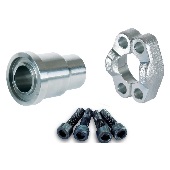 Brides de liaison avec gorge