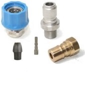 High pressure cleaning couplers