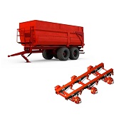 Lubrication 3-axle trailer