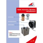 Reservoir, filtration and heat exchanger guide