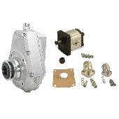 Gear pump with multiplier gear boxes