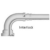 Collet SAE 3000 psi coudé à 90°