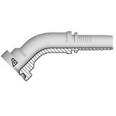 45° elbow SAE 6000 PSI flange