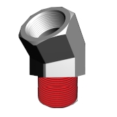 Coude 45° mâle femelle