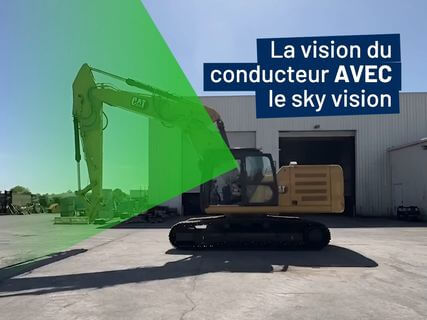 Vision conducteur pelle avec Sky Vision
