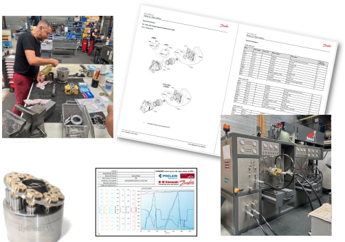 Centre de réparation pompes à pistons Danfoss
