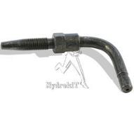 Nipple à visser coudée 90° courte pour tuyau de graissage Ø int 4.1mm - 6L 6LL