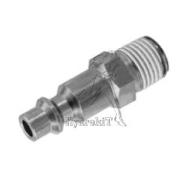 Coupleur pneumatique mâle ISO B - Ø6 - mâle G1/4 BSPT