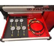 Mousse porte 6 manomètres pour servante d'atelier ou eazportmanclip