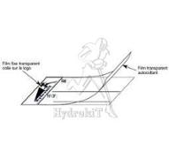 Etiquette Hydrokit - identification montage 20x65mm
