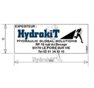Autocollant HYDROKIT Expédition - 125x50mm