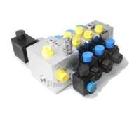 Bloc distributeur 3DE clapet + LP + BP - 55L/min reg prop 0-25L/min