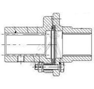 Manchon cannelé prise de force PTO Z6 SAE 1"3/8 6 dents - W8 Z8 B8x32x36