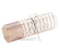 Gaine d'aspiration/refoulement Ø160 P.U.L.R translucide - armature acier/cuivre - Ep 0.5mm