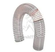 Gaine aspiration/refoulement Ø225 P.U.H alimentaire translucide - armature acier/cuivre - Ep 1.10mm