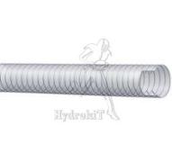 Tuyau d'aspiration/refoulement Ø45 PVC translucide Alimentaire - armature acier