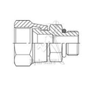 Adaptateur tournant femelle 3/4 JIC - male 3/4 UNF cylindrique