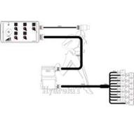 Boîtier de commande1 fonction proportionnelle type PVG + 4 fonctions tout ou rien avec bypass