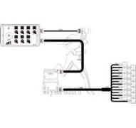 Boîtier de commande1 fonction proportionnelle type PVG + 6 fonctions tout ou rien avec bypass