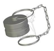 Bouchon femelle pour coupleur male 1-1/2 iso16028 en aluminium rouge