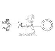 Male plug for coupler valve 1/4 iso