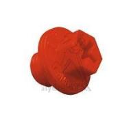 Bouchon plastique male M16x150 - Rouge